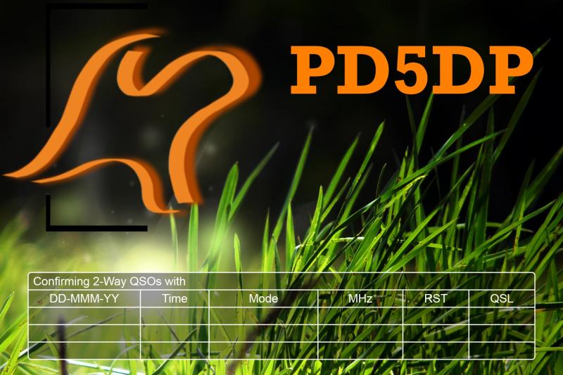 QSL PD5DP QSL PD5DP
